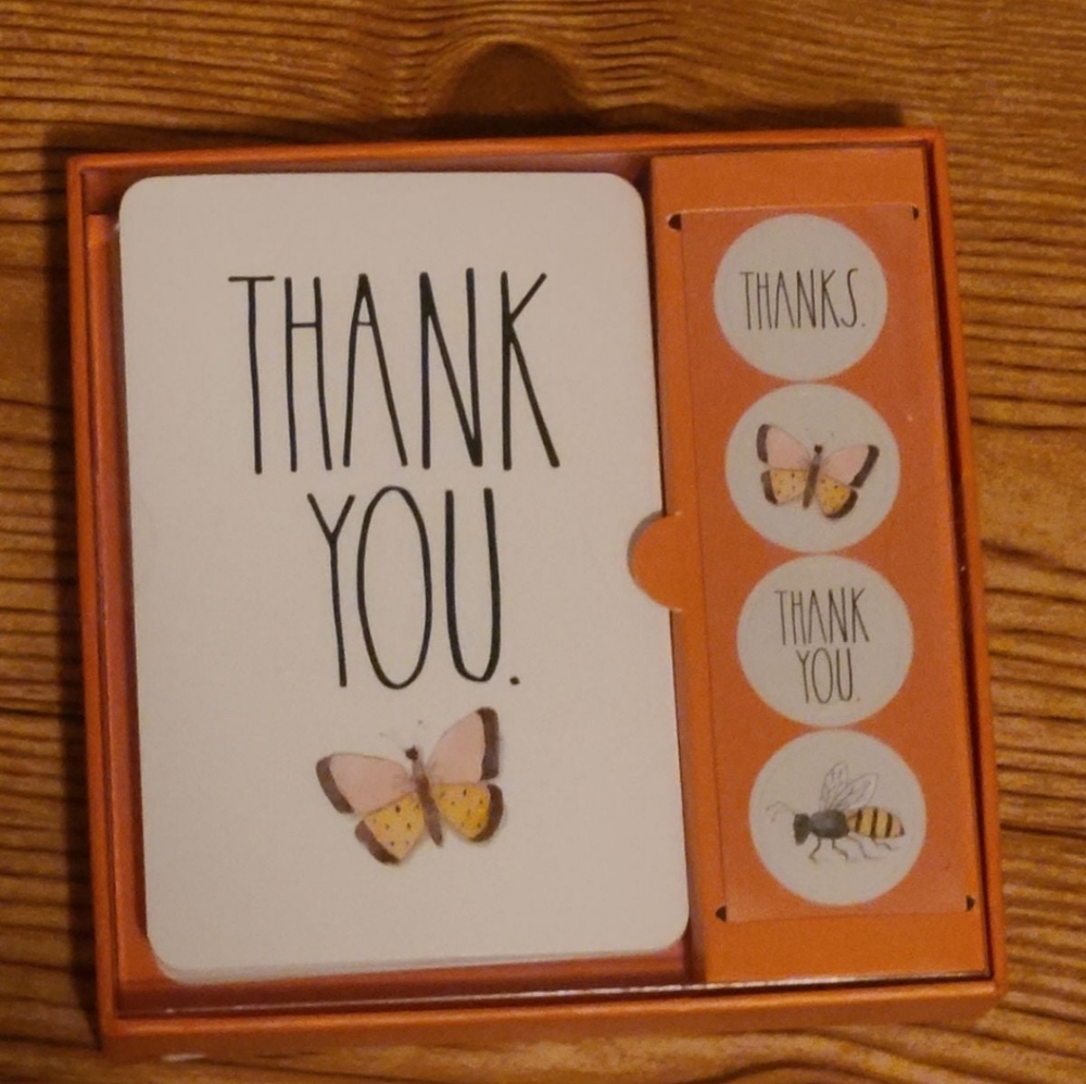 Rae Dunn THANK YOU Note Card Set